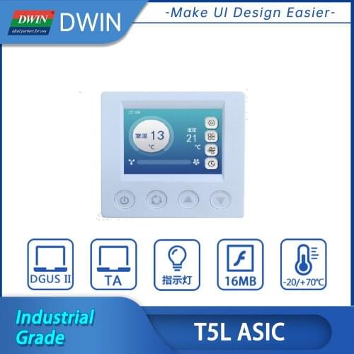 DWIN 2.8 inch Wifi Thermostat TFT LCD Display 320*240 Smart Home Wall mounted HMI IOT Smart Touch Screen Panel