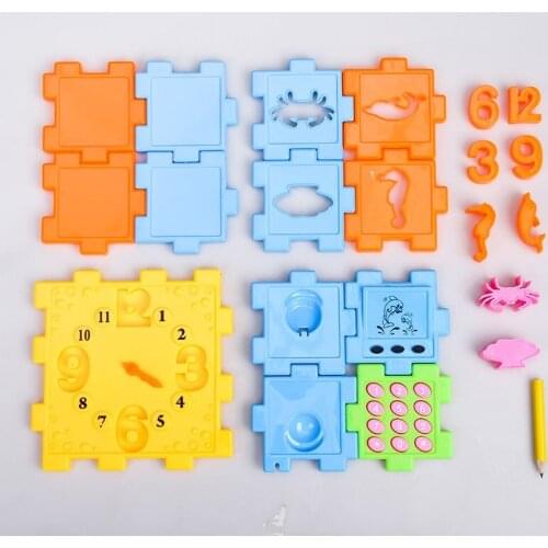 Hognsign New-fashioned Multicolored Intelligence Jigsaw Puzzle Toy Exercise Childrens Hands-on Ability Educational Toys 2021