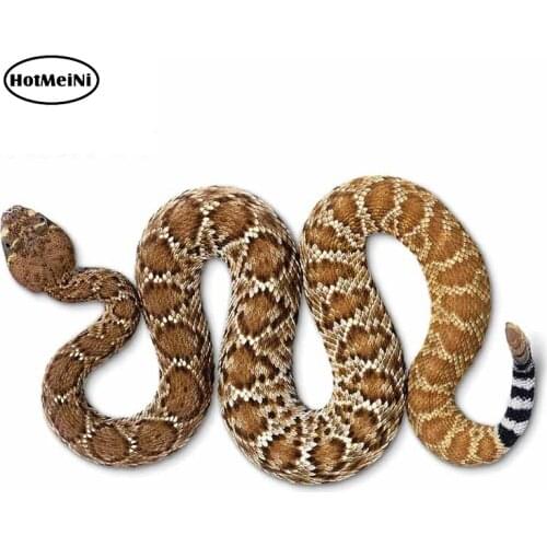 HotMeiNi 13cm x 7.6cm Colorful Car Stickers for Moccasin Snake Car Whole Body Window Trunk Laptop Waterproof Decals
