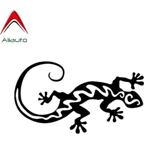 Aliauto Creative Decal Funny Lguana Lizard Reptile Decor Sunscreen Waterproof Reflective Car Stickers Accessories Vinyl,11cm*6cm
