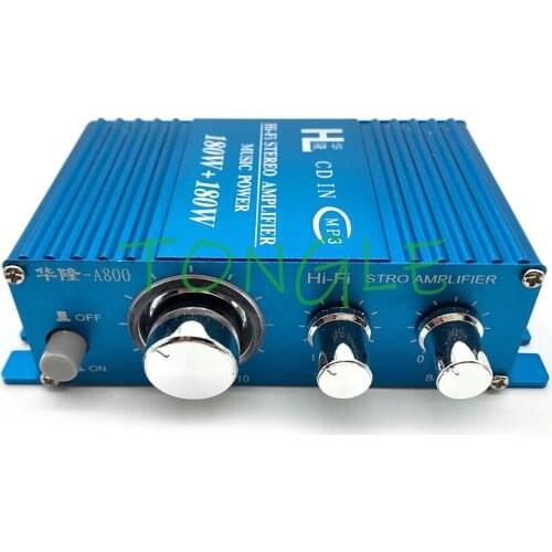 Arcacde Mini Power Amplifier 180W + 180W MP3 Hi-Fi Stereo Power Amplifier Music Power With Cable, For Arcade JAMMA MAME Cabinet