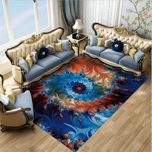 Vortex psychedelic Fashion Soft Flannel Lion 3D Printed Rugs Mat Rugs Anti-slip Large Rug Carpet Home Decoration 09