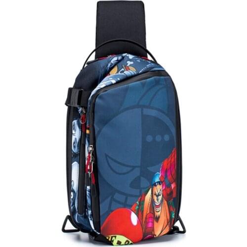 Fashion Cartoons chest bag for men new mens waterproof shoulder bag trendy casual messenger bag personality light outdoor purse