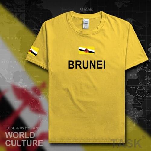 Nation of Brunei men t shirt fashion 2019 jersey nation team 100% cotton t-shirt clothing tee country sporting flag BRN Bruneian