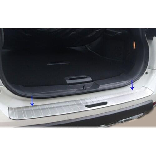 Car Back Rear Pedal Door Scuff Plate Frame Outside Threshold Trunk For Nissan X-Trail XTrail T32/Rogue 2017 2018 2019 2020