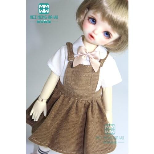 Clothes for doll fit 28-30cm 1/6 BJD YOSD accessories fashion strap dress, sweatshirt, shirt