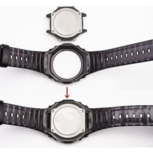 TPU resin Integrated Case strap suitable for CASIO G-Shock GA-2100