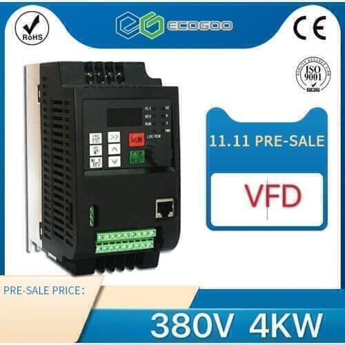 Frequency Converter For Motor 380V 4KW /5.5kw /7.5.kw 3 Phase Input And Three Output 50hz/60hz AC Drive VFD Frequency Inverter