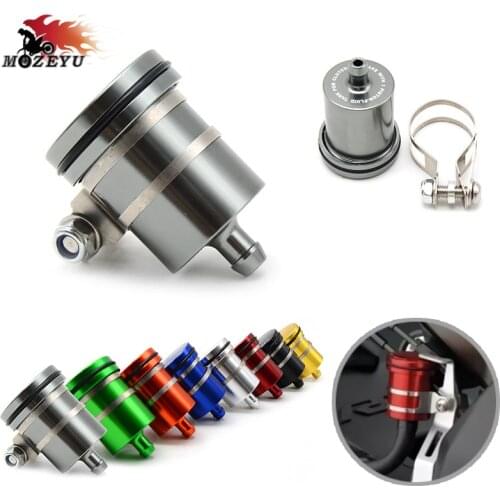 Motorcycle CNC rear brake pump fluid tank storage liquid oil cup brake fluid reservoir for Yamaha MT01 MT03 MT07 MT09 MT10 MT125