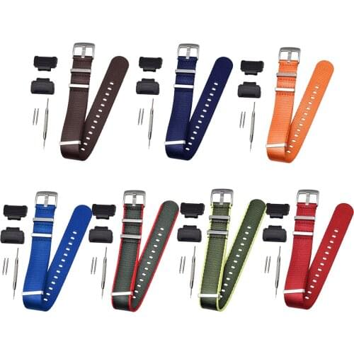 Gosear 3-Ring Nylon Fabric Replacement Wristband Watch Band Strap for Casio GShock DW-5600 DW-6900 GA-110 GD-100 G-8900
