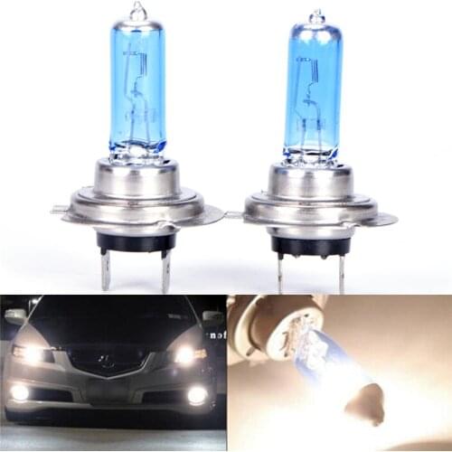 JETTING Super White Low Beam Lamp White Fog Halogen Bulb Car H7 12V 55W 6000k Light