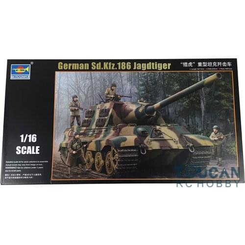 Trumpeter 00923 1/16 German Sd.Kfz.186 Jagdtiger Tank Destroyer Model Armored TH06716-SMT6