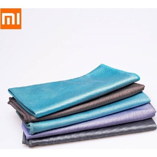 New Microfiber Towel Cleaning Cloth 40*40cm Quick Dry Towel Scouring Pad Car Kitchen Wash Clean