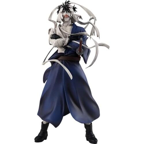 In stock Rurouni Kenshin Shishio makoto Figure Desktop Static Decoration Japanese Anime Figure Model Collectibles Model Toys