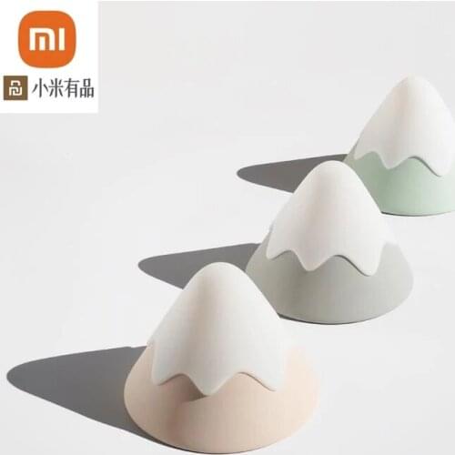 Xiaomi youpin silicone snow mountain lamp bedside USB rechargeable eye protection night light voice control light LED