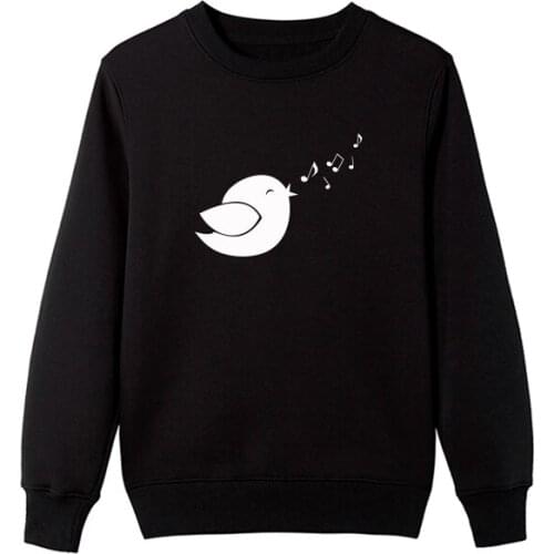 Korean Style Women Hoodies Cartoon Bird Printed Sweatshirts Casual Long Sleeve Pullovers Harajuku Tracksuits Tops For Lady Girl