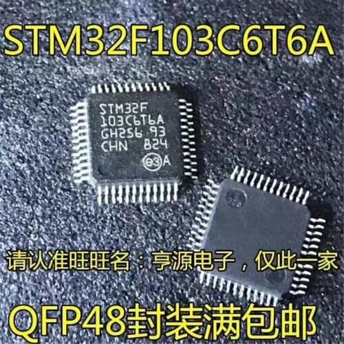 5PCS STM32F103C6T6A STM32F103C6T6 LQFP48 32MCU