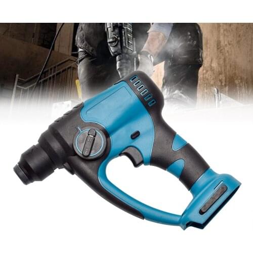 18V Brushless Cordless Rotary Hammer Rechargeable Drill Electric Demolition Hammer Power Impact Drill Adapted To Makita Battery