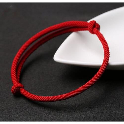 2Pcs Red String Fate Friendship Bracelets Kabbalah Protection Good Luck Bracelet