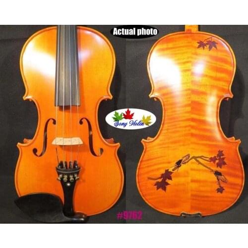 Guarneri Style SONG maestro inlay maple leaf /two cicada 15 1/2" viola #9762
