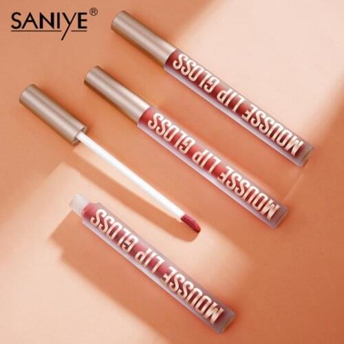 Velvet Matte Lip Glaze Matte Waterproof Non-marking Lipstick Long Lasting Lip Glaze Moisturizing ​Lip Makeup Cosmetic TSLM1