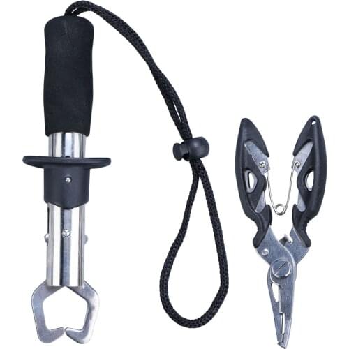 Stainless Steel Safe Fish Fish Tong Scissors And Gripper Locking Clip