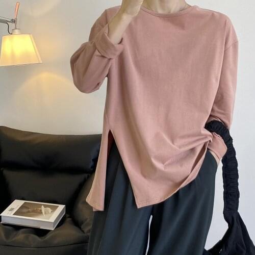 Womens Spring T Shirt Pure Color Long Sleeve Women Casual Cotton T-Shirts White Tops For Women Tees Blusa