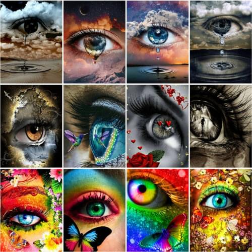 HUACAN Paint By Number Figure Hand Painted Paintings Art Drawing On Canvas Gift DIY Pictures By Numbers Portrait Kits Home Decor