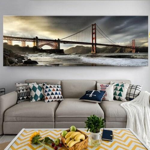 San Francisco Golden Gate Bridge Cityscape Full Drill Resin 5D DIY Diamond Painting Embroidery Cross Stitch handmade