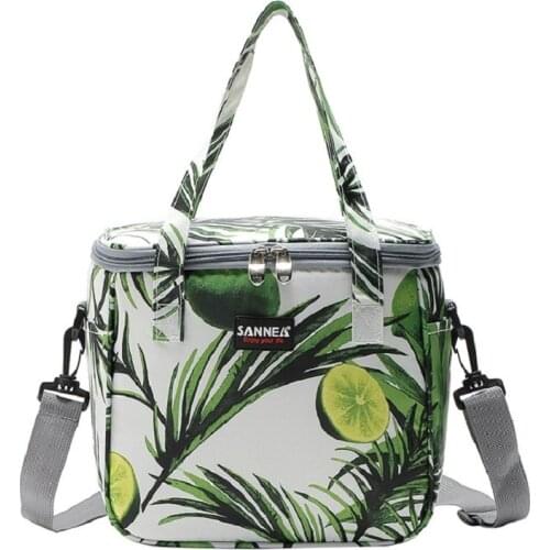 9L Cooler bag colorful oxford waterproof car ice pack thermal Insulation outdoors beach portable refrigerator bag