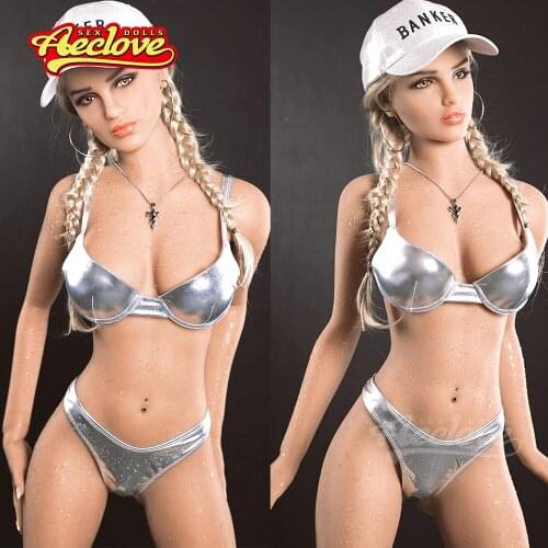 Aeclove 166cm Sex Dolls Hot Blonde Beauty complete TPE Adult Love Dolls With Soft Boobs Hip lifelike Sex Dolls for Male Sex