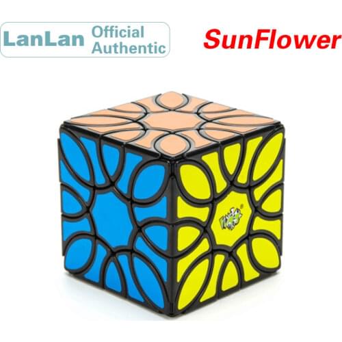 LanLan SunFlower Magic Cube Irregular Petal Professional Neo Speed Puzzle Antistress Educational Toys For Children