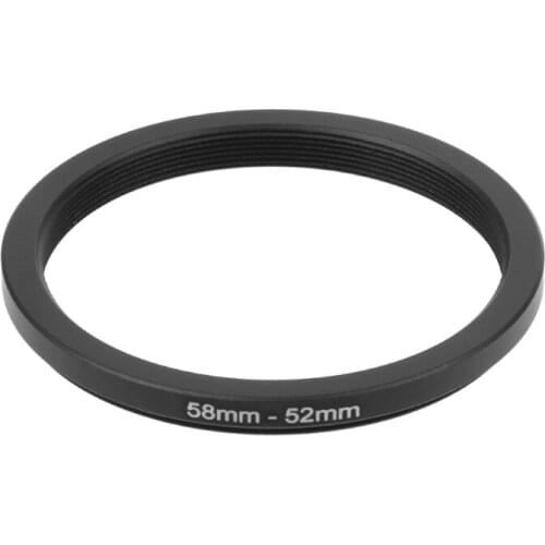 58mm To 52mm Metal Step Down Rings Lens Adapter Filter Camera Tool Accessory New