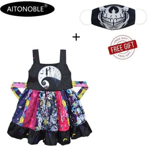 2020 Aitonoble New Costume Child Cute Costume Supergir Dress Girls Dress Cosplay Halloween Costume For Halloween cosplay