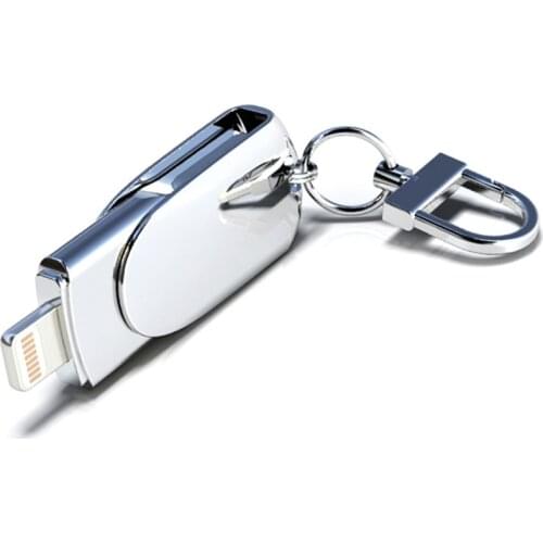 Novel Lightning USB Flash Drive 32GB 64GB 128GB Pendrive 64GB 16GB For iPhone Pen Drives U Stick For iPad Mac PC Memory Stick