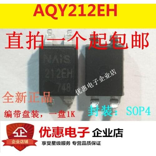 10PCS New original AQY212EH SOP-4 AQY212EHAX repeater