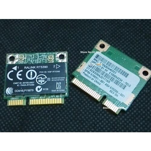 SSEA Wholesale Free Shipping For Ralink RT5390 Half Mini Pci-e wireless card for HP 1000 2000 DV6 DV7 SPS: 670691-001
