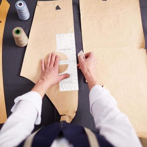 Plastic Transparent T-shirt Centering Ruler Guide Alignment Sublimation Design Fabric DIY Crafts Sewing Accessories Tool