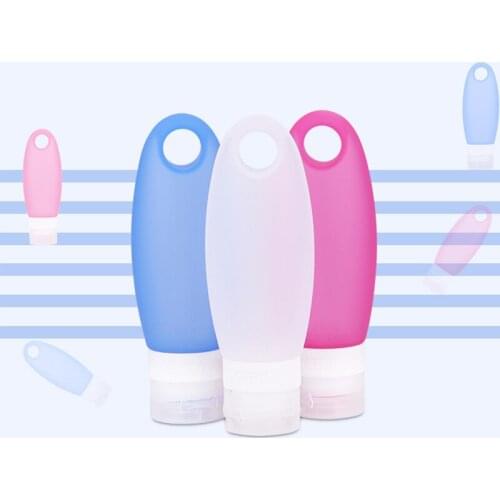 Portable Travel Shampoo Bottles Silicone Shampoo Shower Liquid Soap Dispenser Bathroom Lotion Storage Mini Empty Bottles