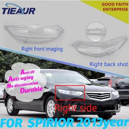 For Honda Spirior Headlight headlamp clear shell Cover Headlight transparent Glass Lens Cover Plastic 09-13 Years Replacement
