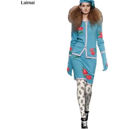 Colorful Printed Blue Flower Printed Velvet Pantyhose