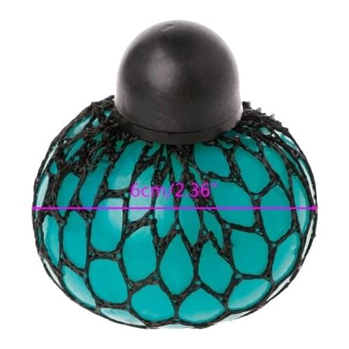 ADHD Fruit Toy Anti Stress Face Reliever Grape Ball Autism Squeeze Relief Game Y4UD