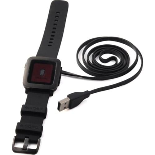 1 PC USB Charger Charging Cable For Pebble Time Round/ Time Smart Watch/ Time New