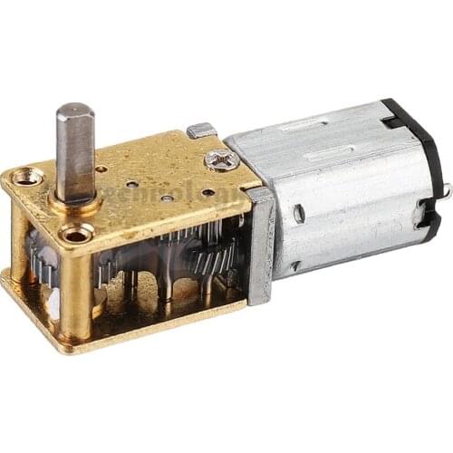 1218GEN20 DC 3V 6V Micro Turbo Worm Gear Motor 35/70RPM Reduction Motor