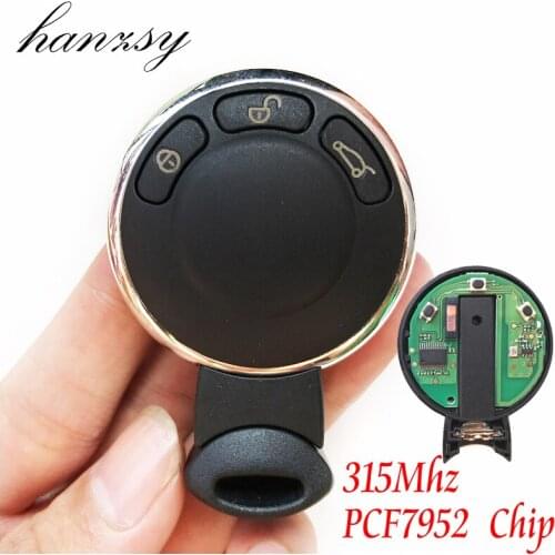 2 Buttons 315mhz Smart key For BMW MiNi Cooper Complete Auto Key with ID46 Chip PCF7952 Car Remote key