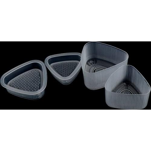 2 Pcs Transparent Practical Kitchen Bento Decorating Sushi Onigiri Mold Food Press Triangular Form Rice Ball Maker Accessories