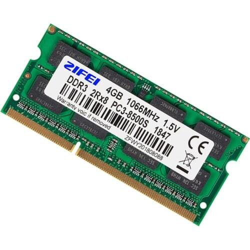 4GB DDR3 RAM 1066 MHZ 204PIN 1.5V 2R*8 Double model SODIMM memory for laptop Macbook 2009-mid,2010