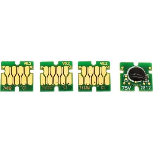 50 set T7411 - T7414 One Time Chip for Epson F6000 F7000 F6070 F7070 F7100 F7170 F6200 F7200 F9200 printer INK Cartridge chips