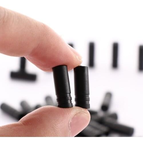 50pcs 4mm Bicycle Mountain Bike Housing Cycling Accessories Shifter Line Cap Derailleur Cable Cap Cord End Covers High Quality