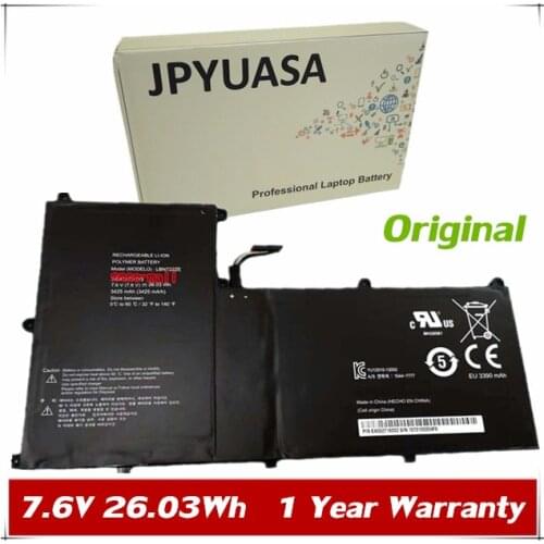 7XINbox 7.6V 26.03Wh 3425mAh Original LBN722ZE Laptop Battery For LG 21CP3/73/113 Series Tablet
